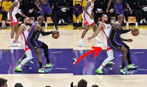 在线体育-只能笑而不语，狄龙直播中被问防守詹姆斯背身单打经典画面